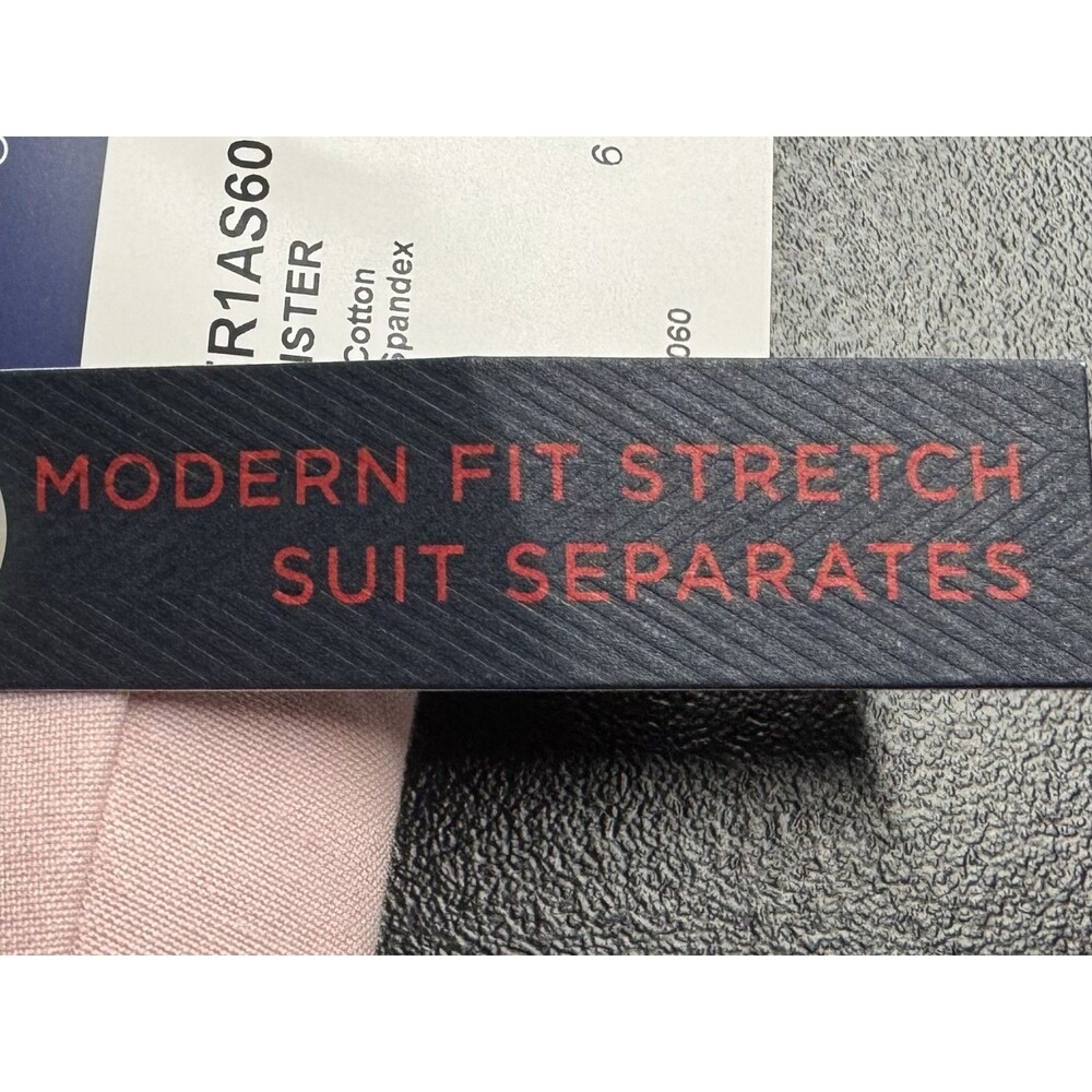 $360 NEW TOMMY HILFIGER Mens 42L Light Pink Cotton Blazer Sport Coat Suit Jacket - Picture 6 of 8